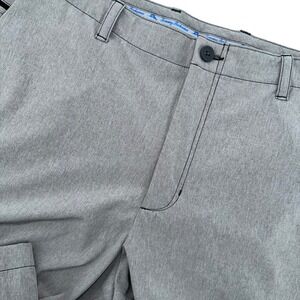 Tommy Bahama Mens Flat Front Shorts Gray 38 Polyester Spandex Performance Golf